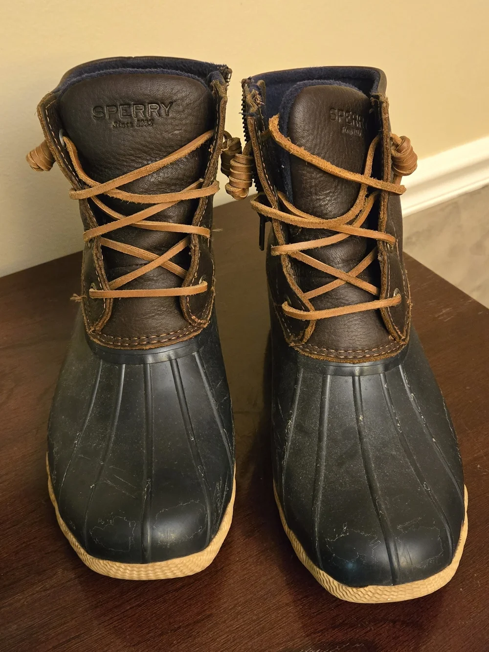 Sperry Navy & Tan Women's Shoes